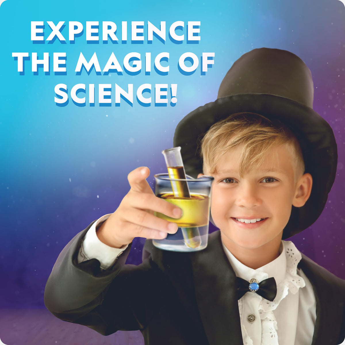 Blue Marble National Geographic kit showcases bonus experiments guide using common household items.