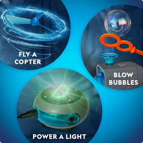 Blue Marble National Geographic Circuit Maker copter project promotes real-world engineering exploration.