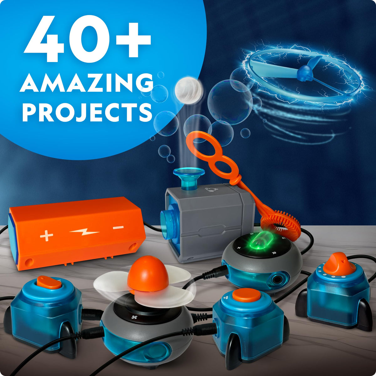 Blue Marble National Geographic Circuit Maker light project demonstrates powering LEDs safely.