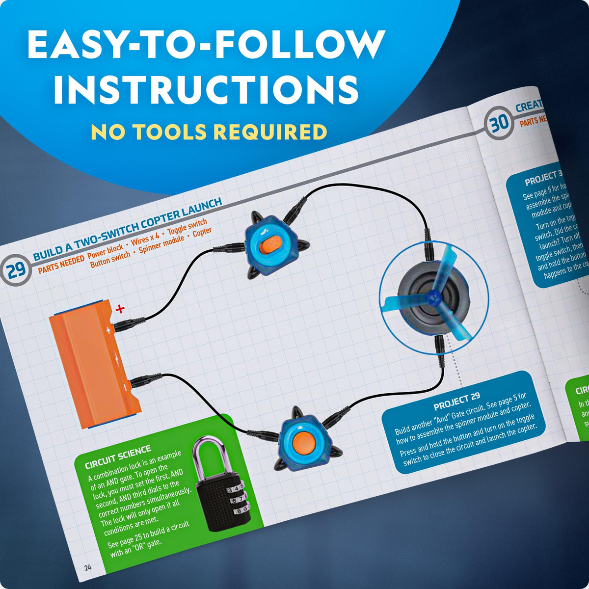 Blue Marble National Geographic Circuit Maker video instructions help kids learn by watching.