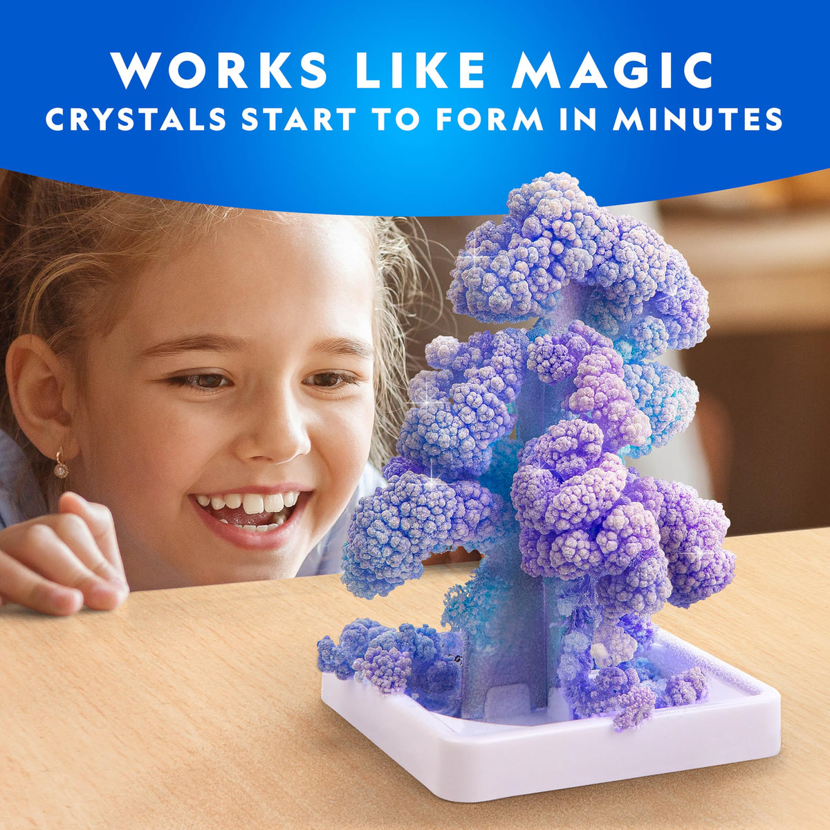 Blue Marble National Geographic Crystal Growing Kit color pens highlighting art integration