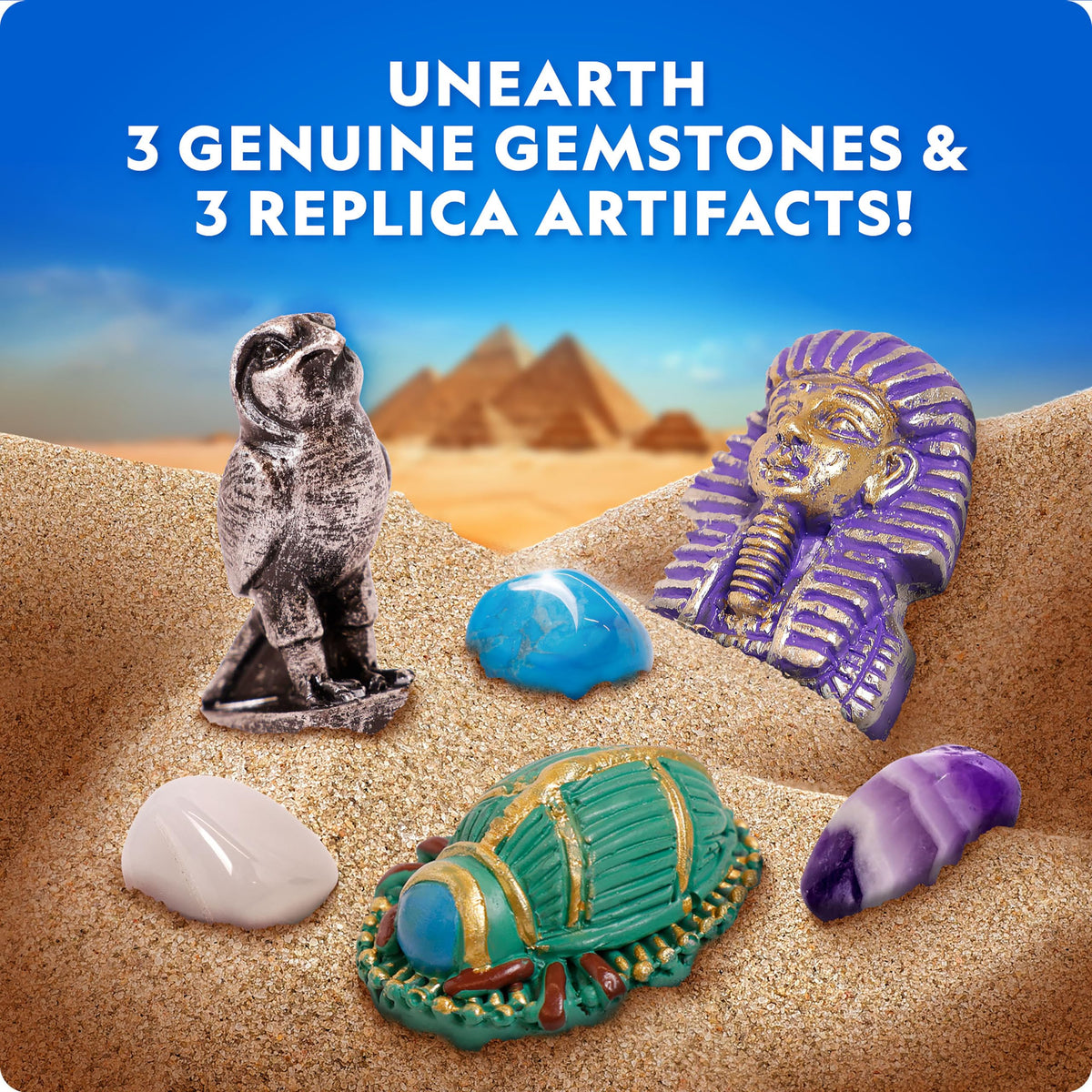 Blue Marble National Geographic Egypt dig kit pharaoh brick creates tactile history storytelling experiences.
