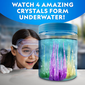 Blue Marble National Geographic glow-in-the-dark crystal for after-dark science fun