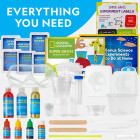 Blue Marble National Geographic Gross Science Kit polymer science and more explore everyday chemistry.