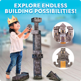 Blue Marble National Geographic jumbo blocks crown-accessory includes two crowns
