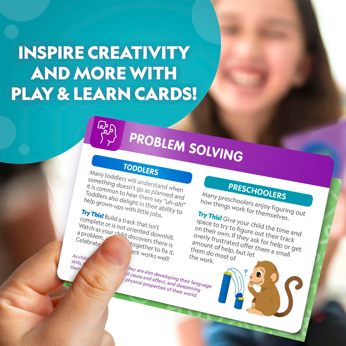Blue Marble Junior Jumbo Marble Run play and learn cards spark creativity.