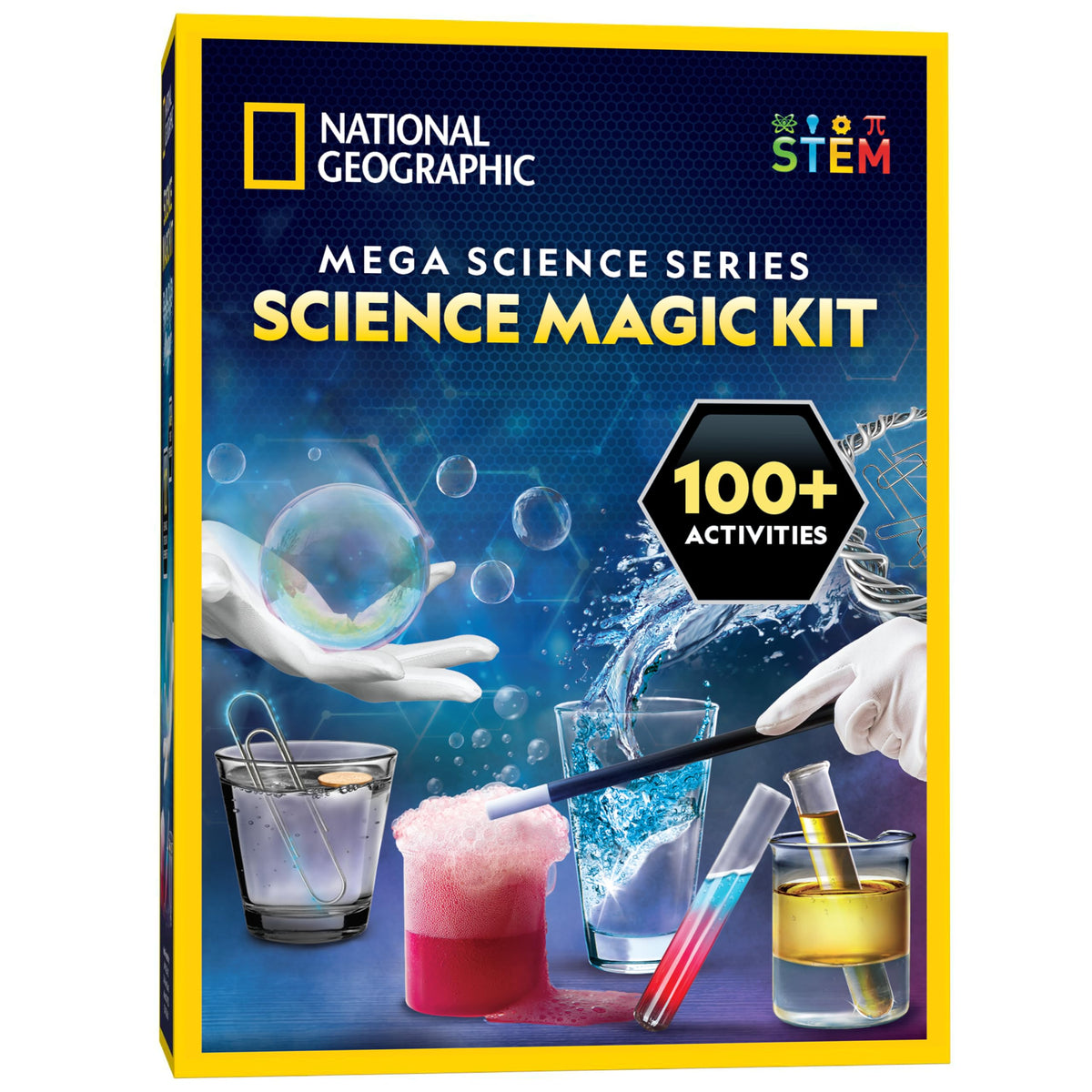 Blue Marble National Geographic Science Magic Kit setup for hands-on learning at home.