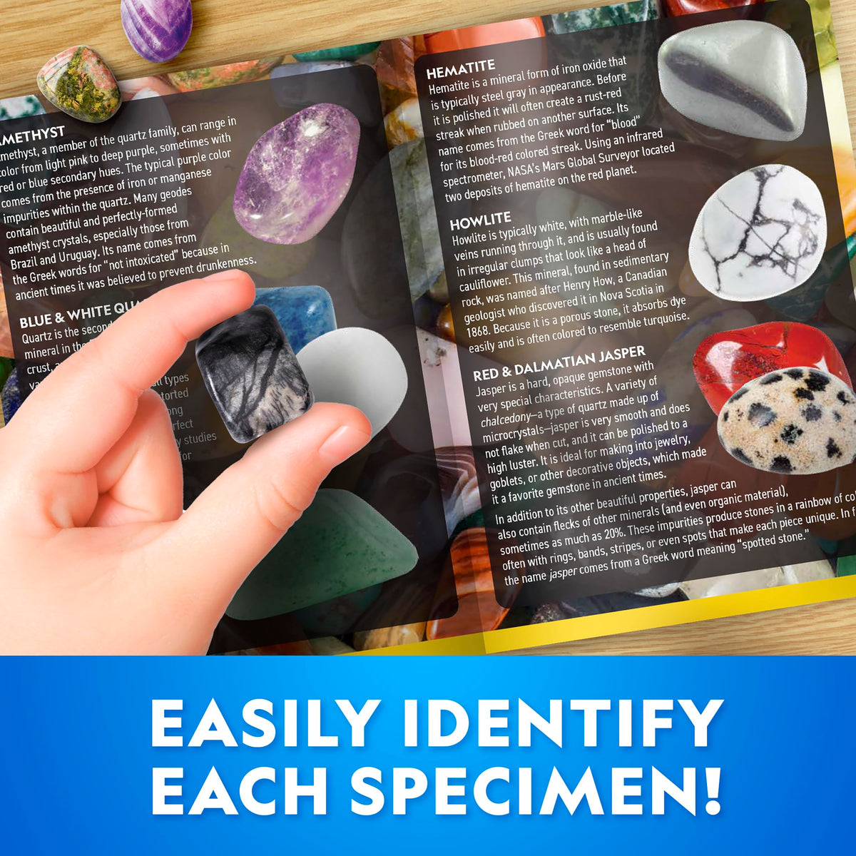 Blue Marble Learning Guide—colorful geology notes for young learners.