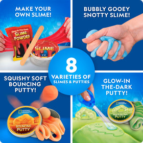 Blue Marble Mega Slime Kit magnetic putty boosts sensory exploration.
