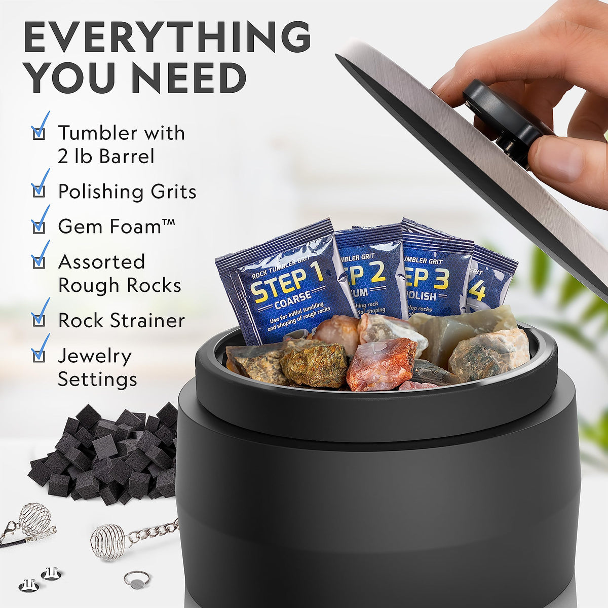 Blue Marble National Geographic Platinum Strainer and fastenings for easy setup
