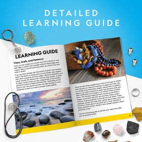 Blue Marble National Geographic Rock Tumbler Refill includes jewelry findings for quick crafting