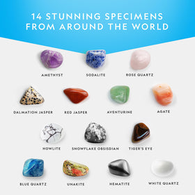 Blue Marble polished stones show rich luster and minute details for science projects.