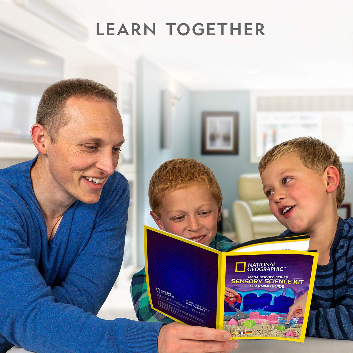 Blue Marble Sensory Kit learning guide page highlights science facts