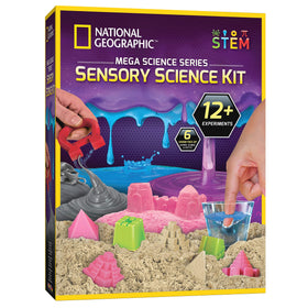 Blue Marble Sensory Kit sand play image highlights tactile exploration for hands-on learning