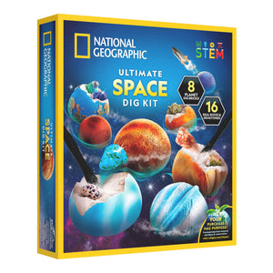 Blue Marble Space Gemstone Dig Kit planet bricks offer hands-on space discovery.