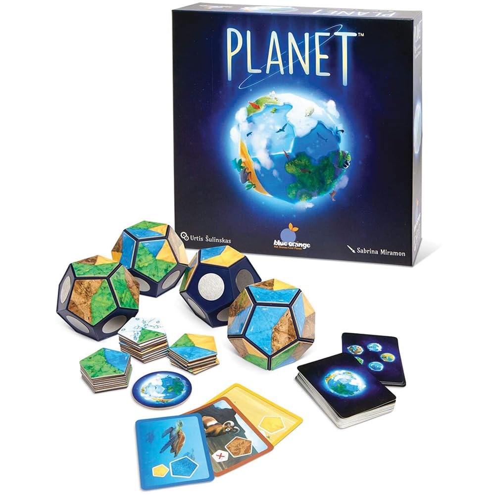 Blue Orange animal cards highlight wildlife goals and collection rewards.