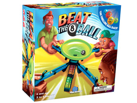 Blue Orange Beat The 8 Ball platform setup with ramps enables fast-paced play