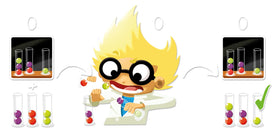 Blue Orange Dr. Eureka challenge card inspires fast, logical thinking during play.