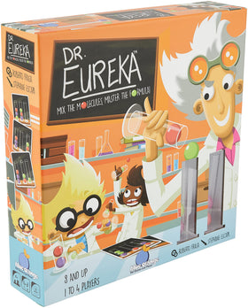 Blue Orange Dr. Eureka test tubes and balls enable quick, engaging problem-solving play.