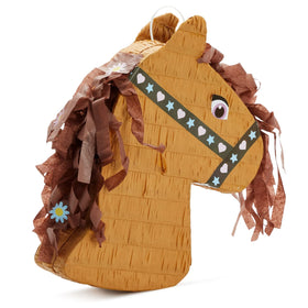 Blue Panda Horse Pinata ideal for farm-themed celebrations indoors or outdoors.