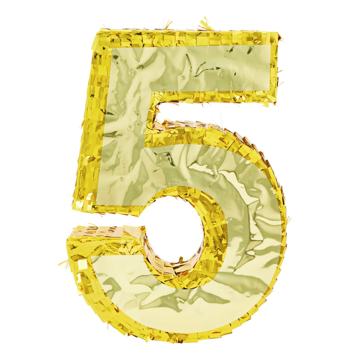 Blue Panda Number 5 pinata pairs with other party decor for cohesive themes
