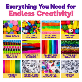 Blue Squid beads and glitter stickers spark creative jewelry and designs.