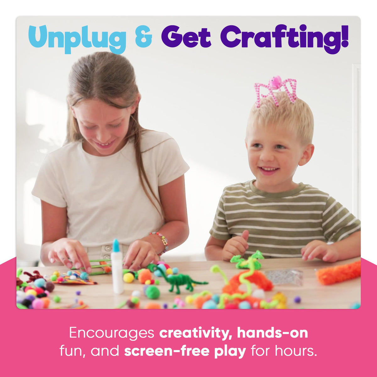 Blue Squid safety scissors enable smooth cuts for young artists.