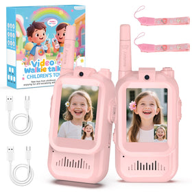 BlueFire video display screen on kids walkie talkies for real-time viewing during play