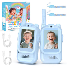 BlueFire Kids Walkie Talkies with Video Screen for real time backyard play