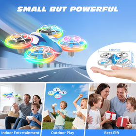 BlueFire Mini Drone gift-ready packaging for kids' birthdays.