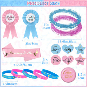 Bluegogo daddy mommy to be sashes announce the expectant parents with style.