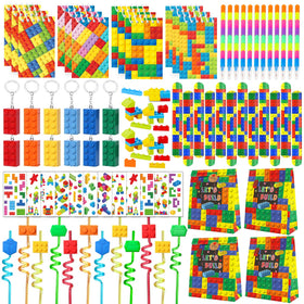 Bluegogo mini notebooks for building block favors for kids' parties.