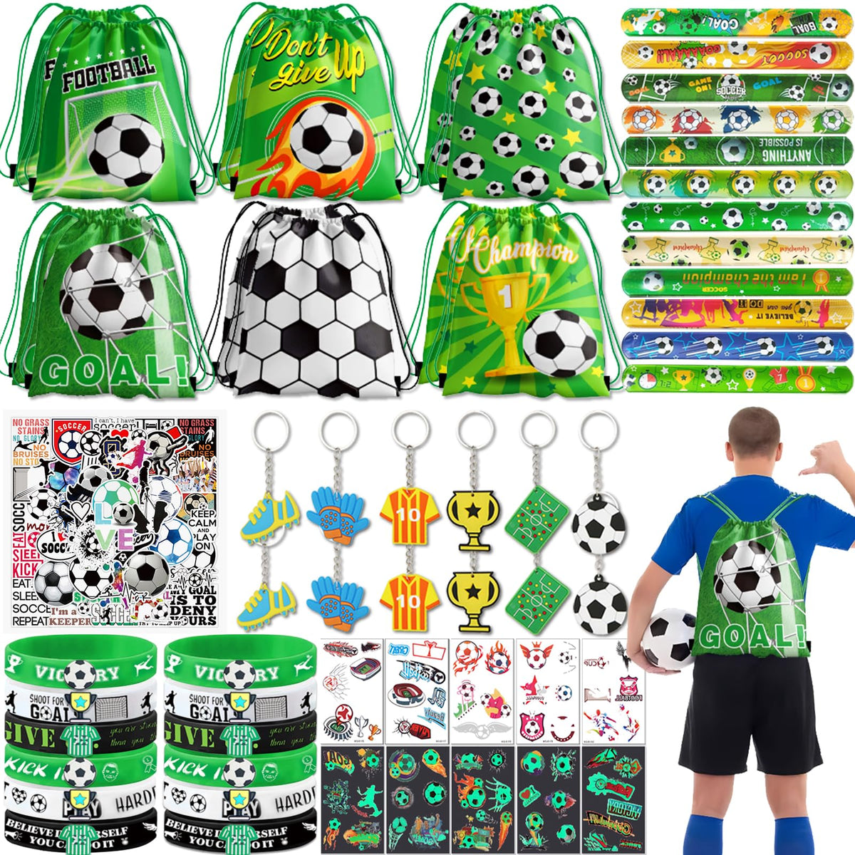 Bluegogo soccer drawstring bags offer large capacity and reuse opportunities.