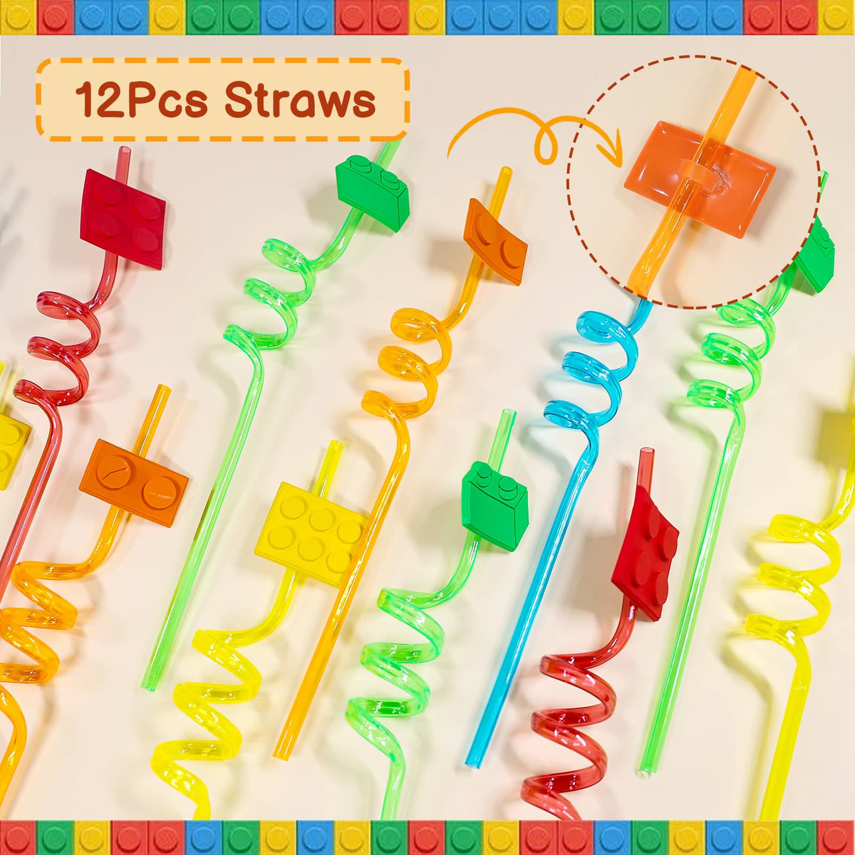 Bluegogo straws for building-block party drinks and safe sips.