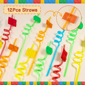 Bluegogo straws for building-block party drinks and safe sips.