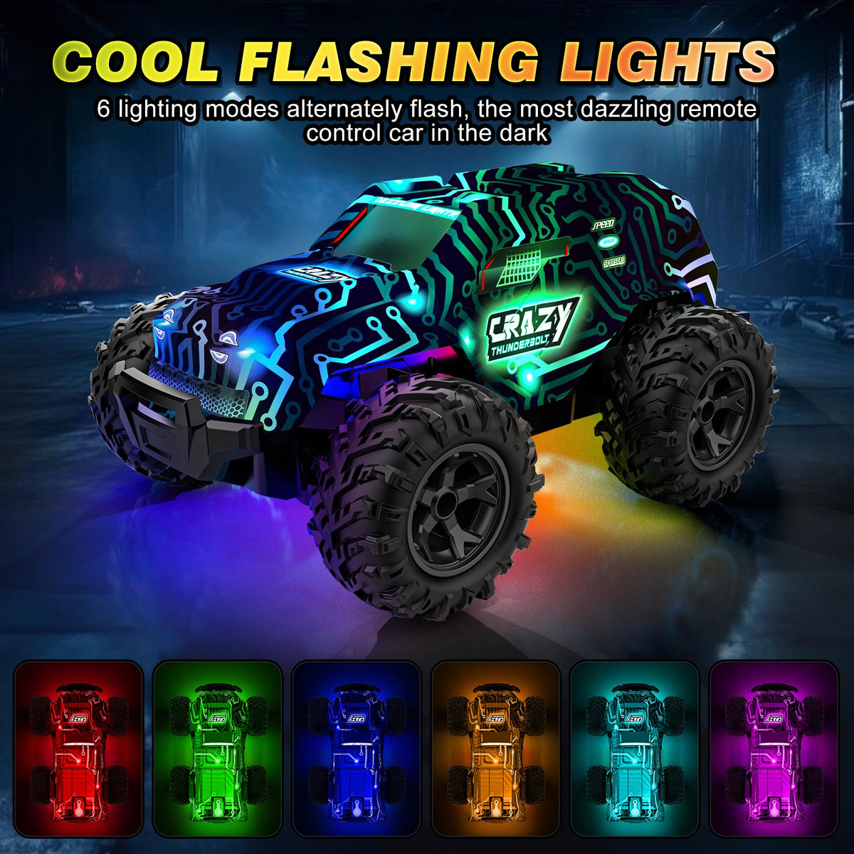 Bluejay RC car ABS chassis and PVC shell boost durability on rough terrain.