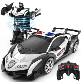 BLUEJAY Transform RC Car at 1:18 scale for dynamic play and quick nearby storage.