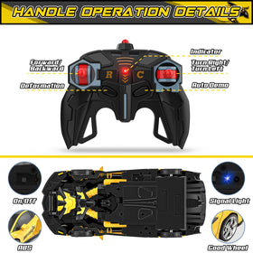 BLUEJAY Transform RC Car charger keeps toys ready for action.