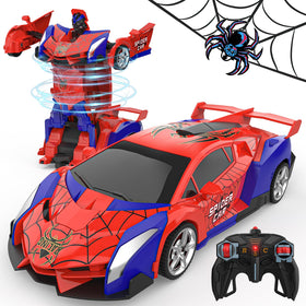 BLUEJAY Transform RC Car front view, ready for action and imaginative play.
