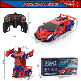 BLUEJAY Transform RC Car package contents with screwdriver and extra battery.