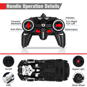 BlueJAY Transform RC Car rechargeable battery included for longer sessions.