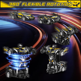 BlueJAY Transform RC Car in robot mode for imaginative action.