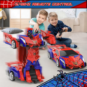 BLUEJAY Transform RC Car robot mode after one button deformation for play versatility.
