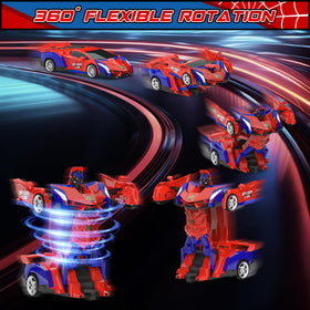 BLUEJAY Transform RC Car side view, showcasing a compact kid friendly design.