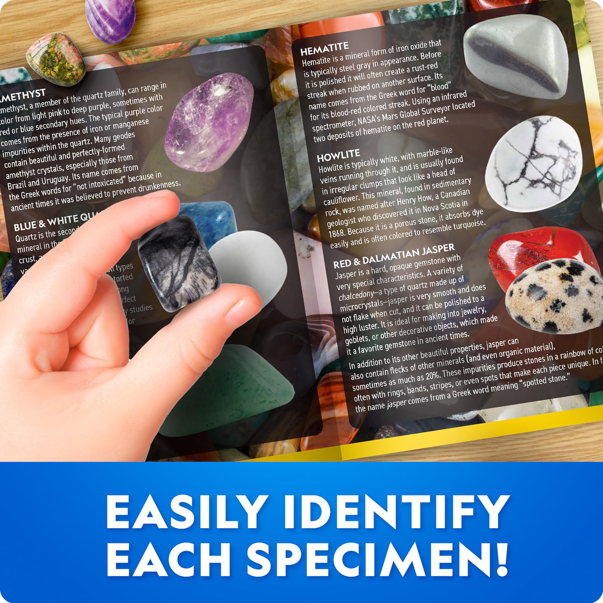 Blue Marble full-color-learning-guide supports guided geology exploration at home
