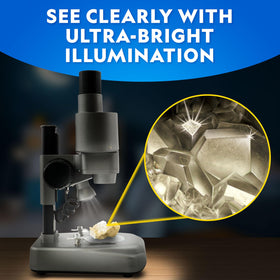 Blue Marble upper LED lights enable 3D detail inspection.