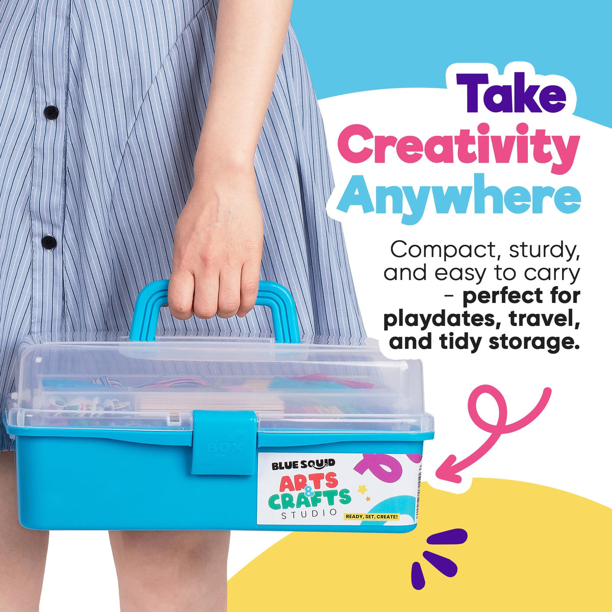 Blue Squid gift idea for birthdays, sparking creativity in girls and boys.