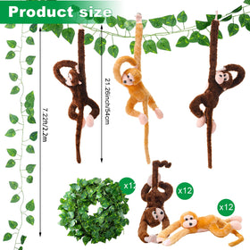 Blueweenly artificial vine provides tall greenery for rainforest backdrops and DIY setups.