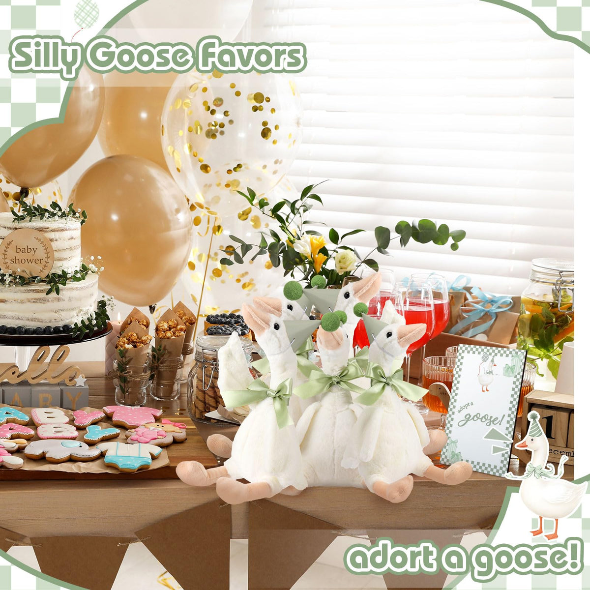 Blueweenly ribbon roll offers versatile decorating options for tables and backdrops.