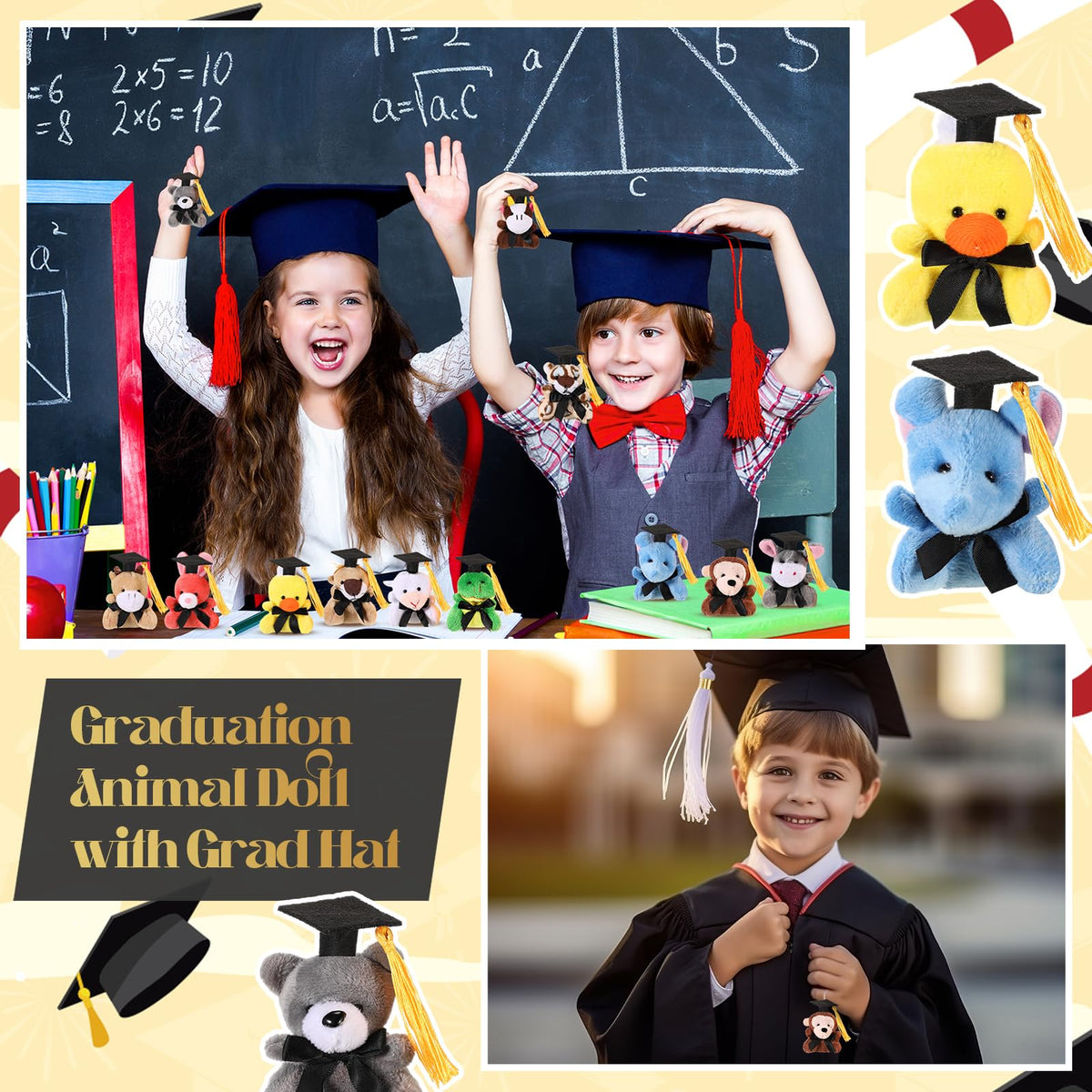 Blueweenly graduation ornament set, perfect for party decorating and gifts.